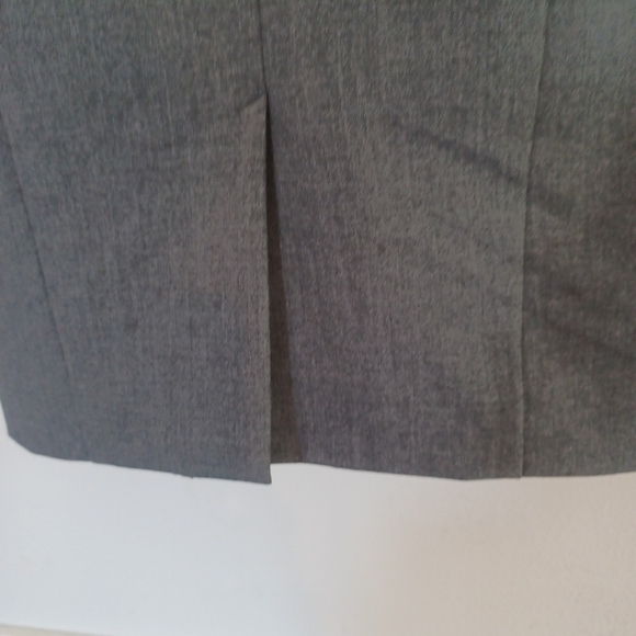 H&M Sheath Dress Womens Size 4 Grey Pencil Sleevless Knee Length Corpcore - Picture 6 of 10